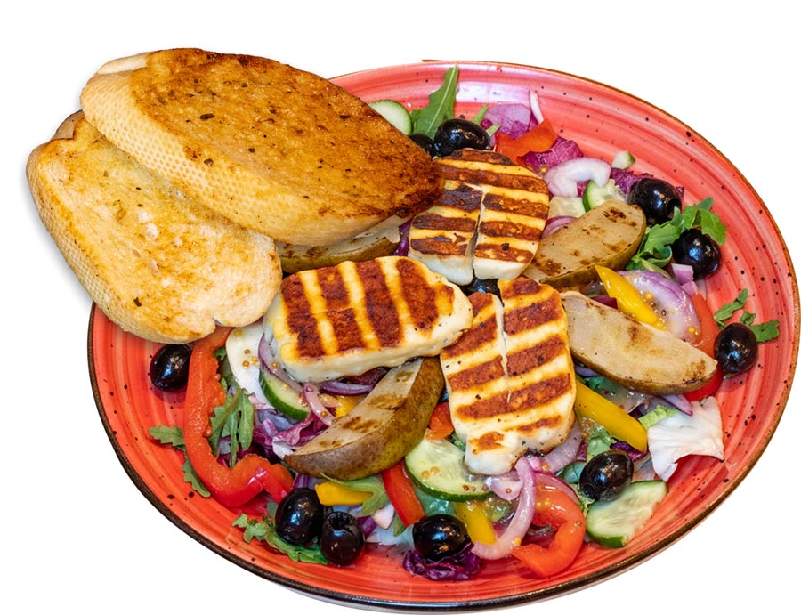 Sałatka z serem Halloumi